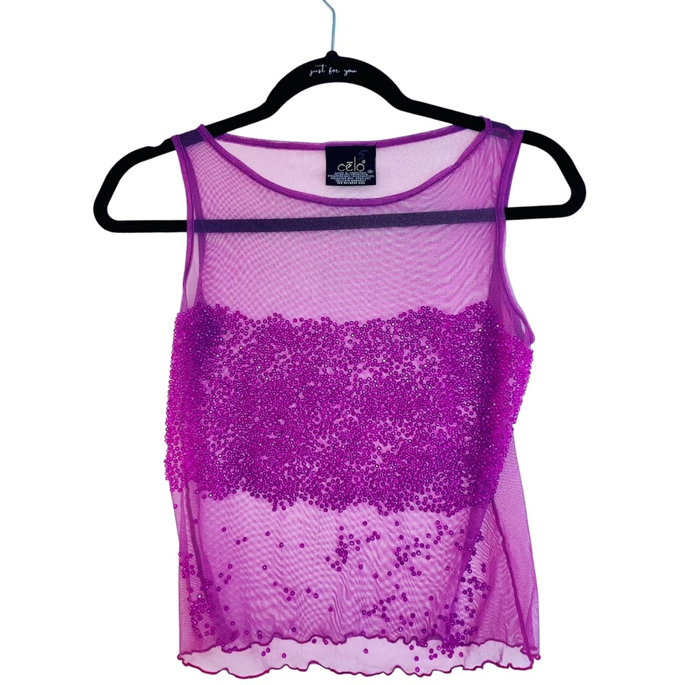 90s vintage beaded top